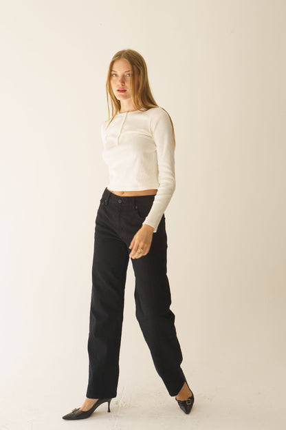 The Prince Jean from Olivia Duck Denim (Black)